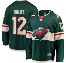 Pánské Dres Minnesota Wild Matthew Boldy 12 Zelená Breakaway Domácí