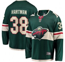 Pánské Dres Minnesota Wild Ryan Hartman 38 Zelená Breakaway Domácí