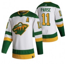 Pánské Dres Minnesota Wild Zach Parise 11 2020-21 Reverse Retro Bílá Authentic