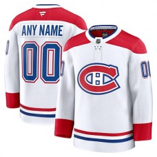 Pánské Dres Montreal Canadiens Custom Bílá Premium Venkovní