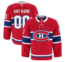 Pánské Dres Montreal Canadiens Custom Červená Authentic Pro Domácí