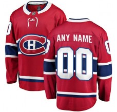 Pánské Dres Montreal Canadiens Custom Červená Breakaway Domácí