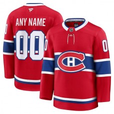 Pánské Dres Montreal Canadiens Custom Červená Premium Domácí
