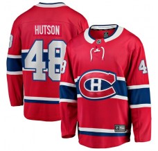 Pánské Dres Montreal Canadiens Lane Hutson 48 Červená Breakaway Domácí