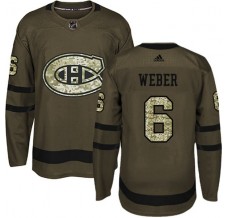 Pánské Dres Montreal Canadiens Shea Weber 6 Maskáčová Zelená Authentic