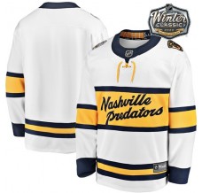 Pánské Dres Nashville Predators Blank 2020 Winter Classic Patch Bílá Authentic