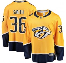 Pánské Dres Nashville Predators Cole Smith 36 Zlatá Premier Breakaway Domácí