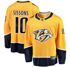 Pánské Dres Nashville Predators Colton Sissons 10 Zlatá Breakaway Domácí