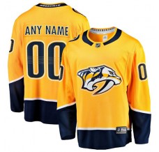Pánské Dres Nashville Predators Custom Zlatá Breakaway Domácí