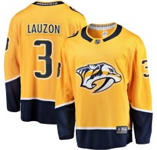 Pánské Dres Nashville Predators Jeremy Lauzon 3 Zlatá Breakaway Domácí