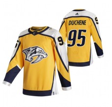 Pánské Dres Nashville Predators Matt Duchene 95 2020-21 Reverse Retro Žlutá Authentic