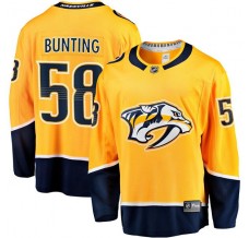 Pánské Dres Nashville Predators Michael Bunting 58 Zlatá Breakaway Domácí