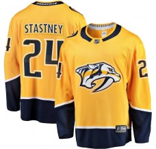 Pánské Dres Nashville Predators Spencer Stastney 24 Zlatá Premier Breakaway Domácí