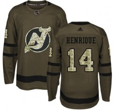 Pánské Dres New Jersey Devils Adam Henrique 14 Maskáčová Zelená Authentic