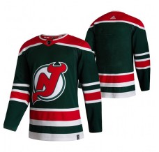 Pánské Dres New Jersey Devils Blank 2020-21 Reverse Retro Zelená Authentic
