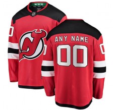 Pánské Dres New Jersey Devils Custom Červená Breakaway Domácí
