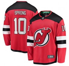 Pánské Dres New Jersey Devils Daniel Sprong 10 Červená Breakaway Domácí