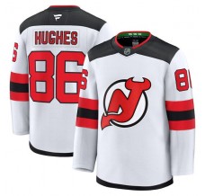 Pánské Dres New Jersey Devils Jack Hughes 86 Bílá Premium Venkovní