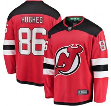 Pánské Dres New Jersey Devils Jack Hughes 86 Červená Breakaway Domácí
