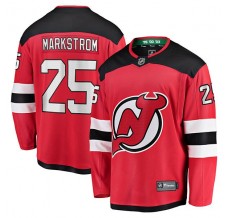 Pánské Dres New Jersey Devils Jacob Markstrom 25 Červená Premier Breakaway Domácí