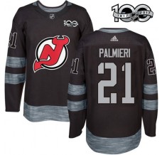 Pánské Dres New Jersey Devils Kyle Palmieri 21 1917-2017 100th Anniversary Patch Černá Authentic