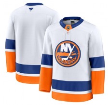 Pánské Dres New York Islanders Blank Bílá Premium Venkovní