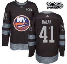 Pánské Dres New York Islanders Jaroslav Halak 41 1917-2017 100th Anniversary Patch Černá Authentic