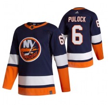 Pánské Dres New York Islanders Ryan Pulock 6 2020-21 Reverse Retro Modrá Authentic