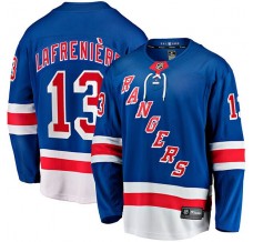 Pánské Dres New York Rangers Alexis Lafrenière 13 Modrá Breakaway Domácí
