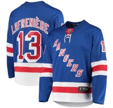 Pánské Dres New York Rangers Alexis Lafrenière 13 Modrá Premier Breakaway Domácí