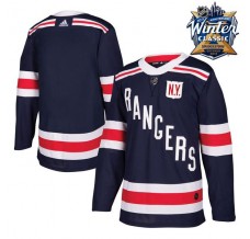 Pánské Dres New York Rangers Blank 2018 Winter Classic Patch Námořnická Modrá Authentic
