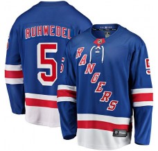 Pánské Dres New York Rangers Chad Ruhwedel 5 Modrá Premier Breakaway Domácí