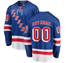 Pánské Dres New York Rangers Custom Modrá Breakaway Domácí