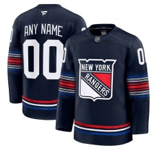 Pánské Dres New York Rangers Custom Námořnická Modrá Premium Alternativní