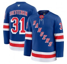 Pánské Dres New York Rangers Igor Shesterkin 31 Modrá Premium Domácí