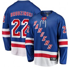 Pánské Dres New York Rangers Jonny Brodzinski 22 Modrá Premier Breakaway Domácí