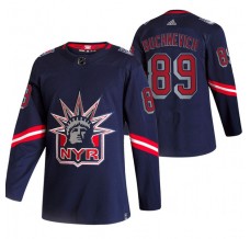 Pánské Dres New York Rangers Pavel Buchnevich 89 2020-21 Reverse Retro Námořnická Modrá Authentic