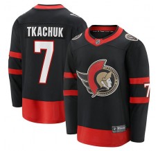 Pánské Dres Ottawa Senators Brady Tkachuk 7 Černá Breakaway Domácí