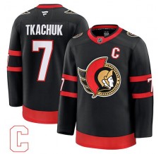 Pánské Dres Ottawa Senators Brady Tkachuk 7 Černá Premium Domácí