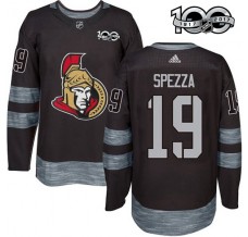 Pánské Dres Ottawa Senators Jason Spezza 19 1917-2017 100th Anniversary Patch Černá Authentic