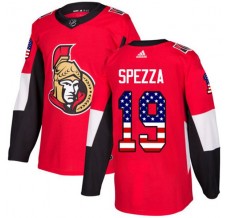 Pánské Dres Ottawa Senators Jason Spezza 19 USA Flag Fashion Červená Authentic