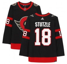 Pánské Dres Ottawa Senators Tim Stützle 18 2022-23 Černá Authentic Domácí