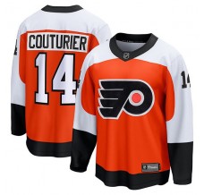 Pánské Dres Philadelphia Flyers Sean Couturier 14 Spálená Oranžová Breakaway Domácí