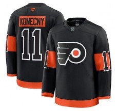 Pánské Dres Philadelphia Flyers Travis Konecny 11 Černá Premium Alternativní
