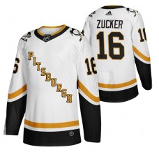 Pánské Dres Pittsburgh Penguins Jason Zucker 16 2020-21 Reverse Retro Bílá Authentic