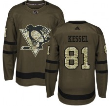 Pánské Dres Pittsburgh Penguins Phil Kessel 81 Maskáčová Zelená Authentic
