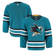 Pánské Dres San Jose Sharks Blank Tyrkysová Authentic Pro Domácí