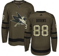 Pánské Dres San Jose Sharks Brent Burns 88 Maskáčová Zelená Authentic