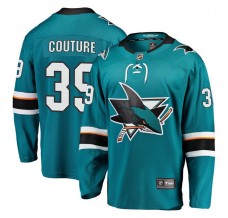 Pánské Dres San Jose Sharks Logan Couture 39 2021-22 Tyrkysová Premier Breakaway Domácí