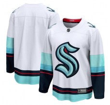 Pánské Dres Seattle Kraken Blank Bílá Breakaway Venkovní